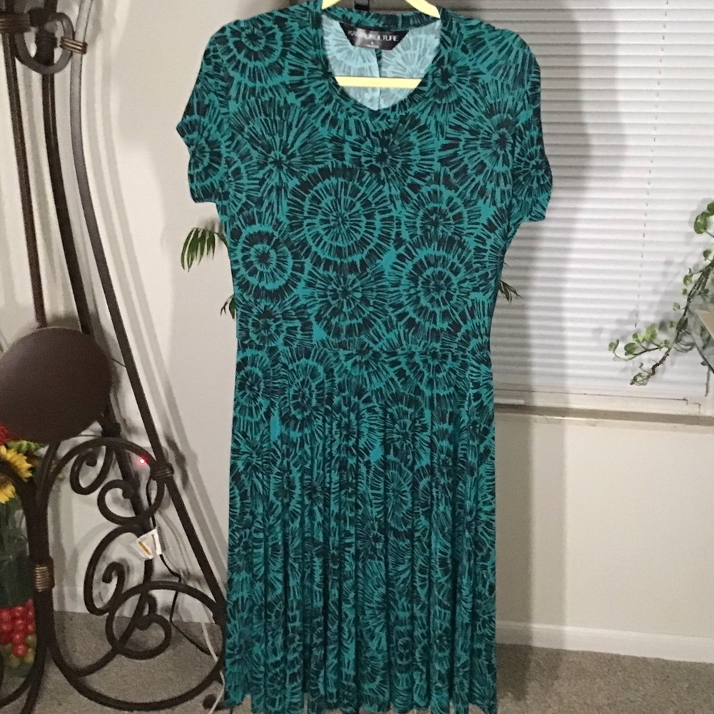 KAMALIKULTURE PRE-LOVED AUTHENTIC SHORT SLEEVES SCOOP NECK FIT & FLARE DRESS